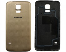 Задняя крышка Samsung G900F/G900H Galaxy S5 золото 1 класс