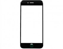 Стекло дисплея iPhone 6/6S (4.7) черное 1 класс