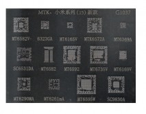 Трафарет BGA G1037 MTK, Xiaomi, 14 в 1