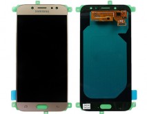Дисплей Samsung J730F Galaxy J7 (2017) + тачскрин золото (Копия - OLED)