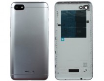 Задняя крышка Xiaomi Redmi 6A серебро (2 SIM) 1 класс