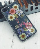 Чехол iPhone 7/8 Plus Гелевые цветы в ассортименте