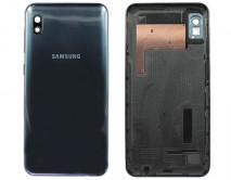 Задняя крышка Samsung A105F A10 черная 1 класс