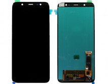 Дисплей Samsung J810F Galaxy J8 (2018) + тачскрин черный (Копия - OLED)