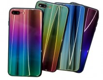 Чехол Samsung A20/A30/M10s Glass Rainbow 3D в ассортименте