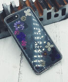 Чехол Samsung A105F Galaxy A10 2019 Гелевые цветы в ассортименте