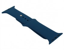 Ремешок Watch Series 42mm/44mm/45mm/49mm силиконовый ocean blue, SM #24