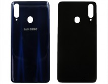 Задняя крышка Samsung A207F A20S синяя 1 класс