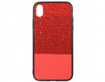 Чехол iPhone XR Bling (красный)