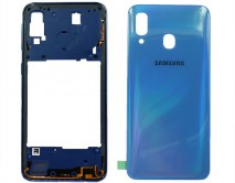Корпус Samsung A405F A40 синий 1 класс