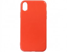 Чехол iPhone XR Силикон 2.0mm (оранжевый)