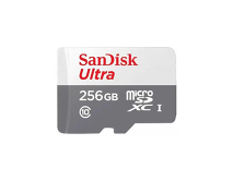 Карта памяти MicroSDXC SanDisk Ultra Android 256GB cl10 UHS-I + SD, SDSQUAR-256G-GN6MA