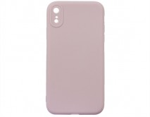Чехол iPhone XR Силикон Matte 2.0mm (пурпурный)