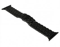 Ремешок Watch Series 42mm/44mm/45mm/49mm Ceramic 3-bead черный