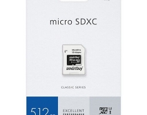 Карта памяти MicroSDXC "SmartBuy" 512GB cl10 UHS + SD, SB512GBSDCL10-01