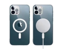 Чехол iPhone 13 Pro Acrylic MagSafe, с магнитом, прозрачный