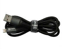 Кабель Kstati KS-011 Lightning - USB черный, 1м