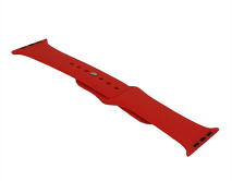 Ремешок Watch Series 42mm/44mm/45mm/49mm силиконовый light red, SM #52