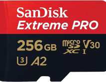 Карта памяти MicroSDXC SanDisk Extreme Pro R/W 200/140MB/s 256GB cl10 + SD, SDSQXCD-256G-GN6MA
