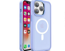 Чехол iPhone 14 Pro Max Matte Case MagSafe (лиловый)