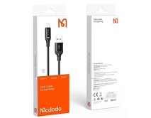Кабель McDodo CA-2700 Lightning - USB черный, LED, 1,2м