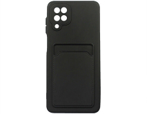 Чехол Samsung A12 TPU CardHolder (черный)