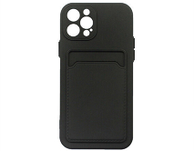 Чехол iPhone 12 Pro TPU CardHolder (черный)