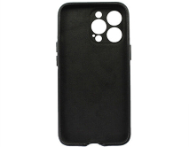 Чехол iPhone 13 Pro Leather Magnetic, черный