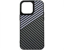 Чехол iPhone 14 Pro Max Dual Carbon, сиреневый/серый