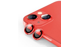 Защитная накладка на камеру iPhone 13/13 mini красная (комплект 2шт)