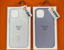 Чехол iPhone 12 Pro Max Clear Case MagSafe hi-copy (фиолетовый)