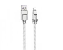 Кабель Hoco U113 Lightning - USB серебро, 1,2м